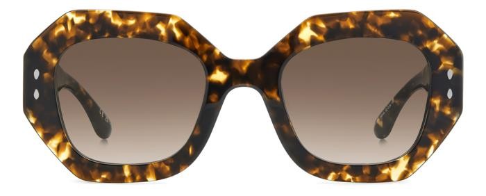 Sunglasses Isabel Marant Im 0173/S 207119 (086 HA) color havana shape geometric lenses brown shaded