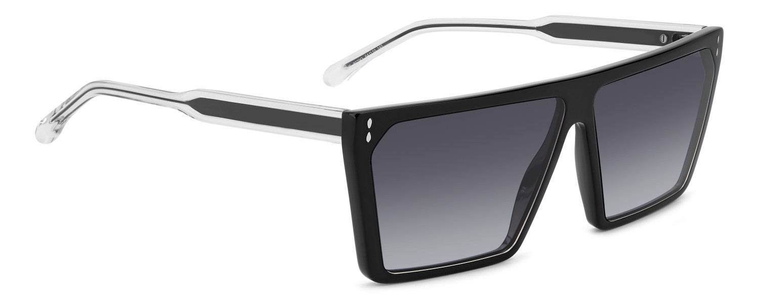 Sonnenbrillen Isabel Marant Im 0178/S 207121 (807 9O) farbe black form rechteckig gläser dark grey shaded