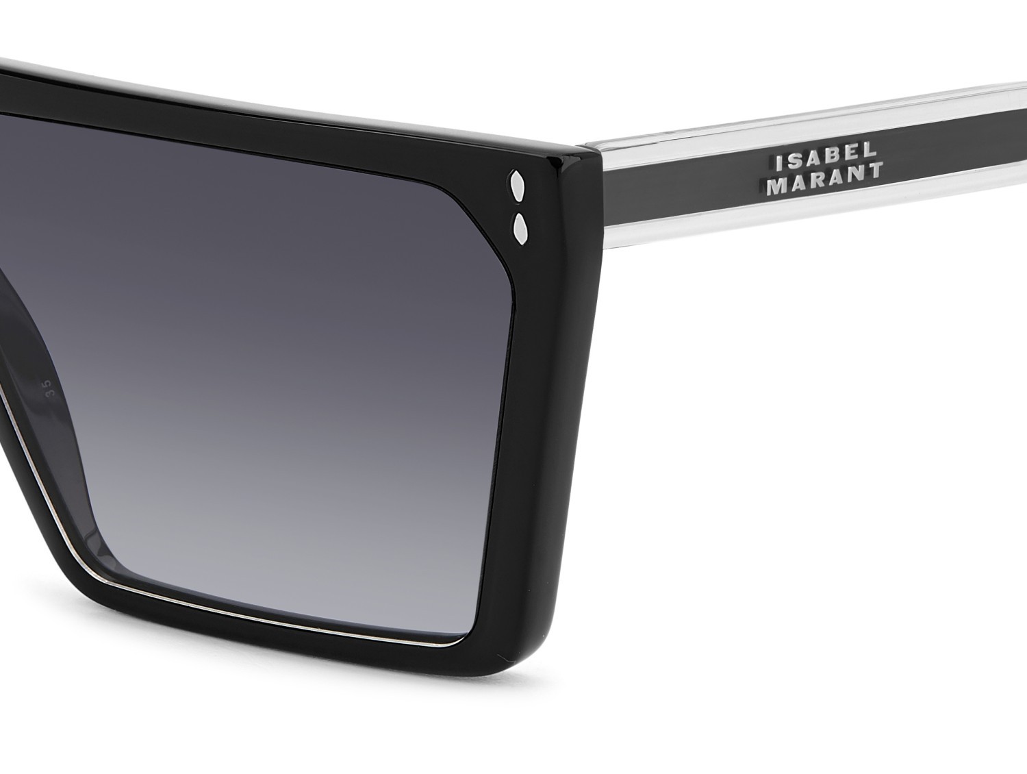 Sonnenbrillen Isabel Marant Im 0178/S 207121 (807 9O) farbe black form rechteckig gläser dark grey shaded