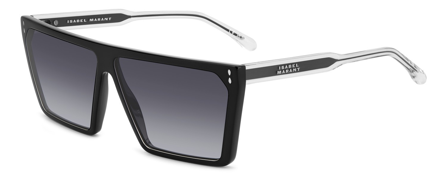 Sonnenbrillen Isabel Marant Im 0178/S 207121 (807 9O) farbe black form rechteckig gläser dark grey shaded