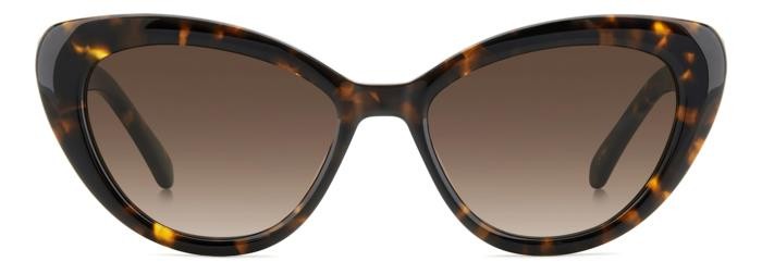Sonnenbrillen Kate Spade Marlah/S 207123 (086 HA) farbe havana form cat-eye gläser brown shaded