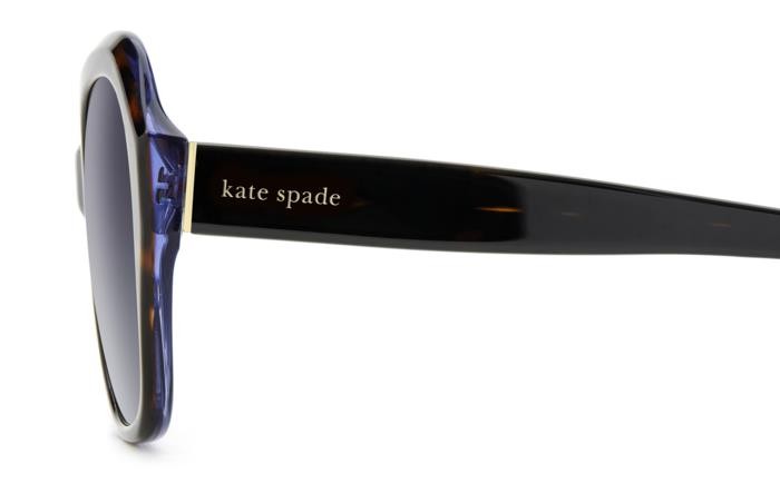 Sonnenbrillen Kate Spade Lottie/G 207128 (086 9O) farbe havana form quadratisch gläser dark grey shaded