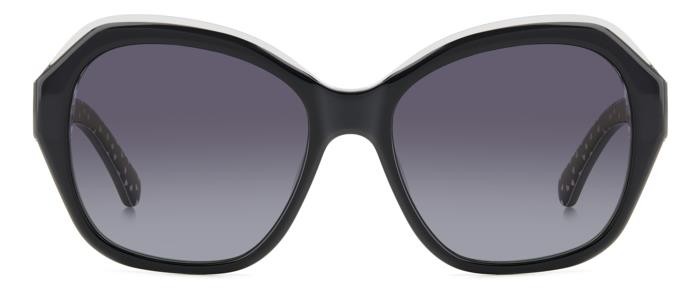 Sonnenbrillen Kate Spade Lottie/G 207128 (807 WJ) farbe black form quadratisch gläser grey shaded polarized