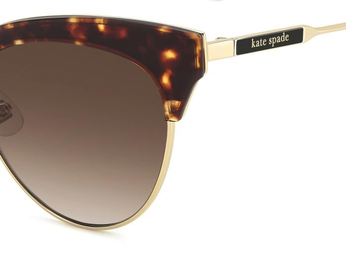 Sonnenbrillen Kate Spade Alvi/G 207132 (086 HA) farbe havana form cat-eye gläser brown shaded