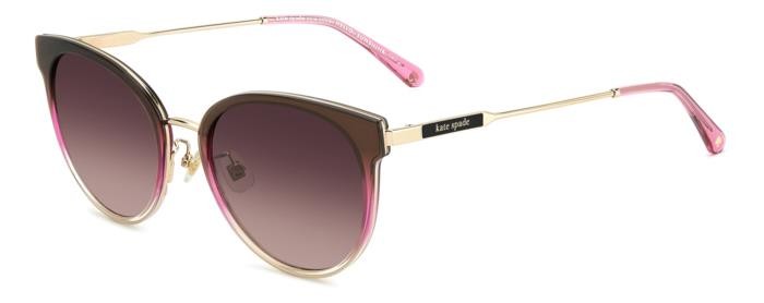Sonnenbrillen Kate Spade Ginny/F 207133 (59I 3X) farbe brown shaded pink form cat-eye gläser pink doubleshade