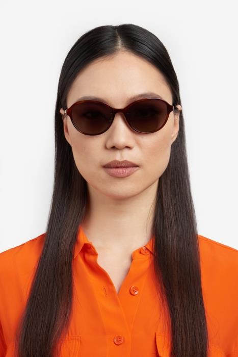 Sonnenbrillen Kate Spade Vonnie/F 207134 (086 HA) farbe havana form cat-eye gläser brown shaded