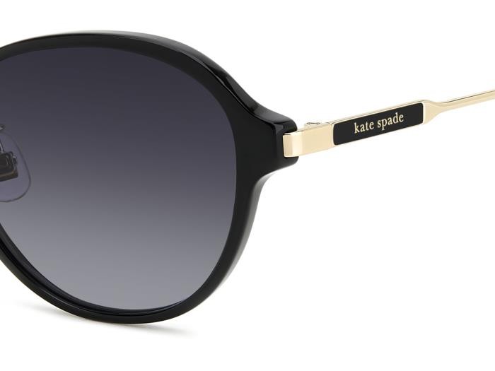 Sonnenbrillen Kate Spade Vonnie/F 207134 (807 9O) farbe black form cat-eye gläser dark grey shaded