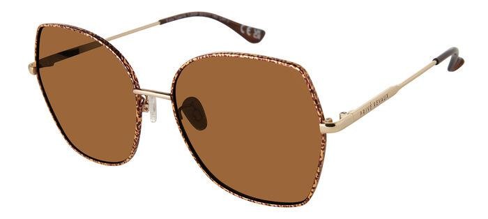 Sonnenbrillen Privé Revaux Easy Tiger/S 207164 (7J8 SP) farbe animalier gold form schmetterling gläser bronze polarized
