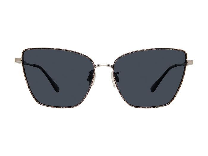 Sonnenbrillen Privé Revaux Purr/S 207165 (2BS M9) farbe pattern silver form cat-eye gläser grey polarized