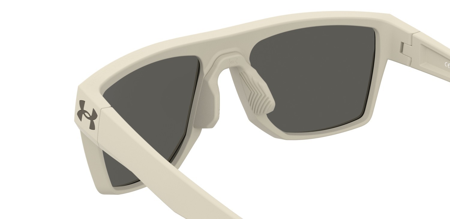Sonnenbrillen Under Armour Ua Launch 2/G 207183 3Y5 K1 farbe khaki form rechteckig gläser gold mirror