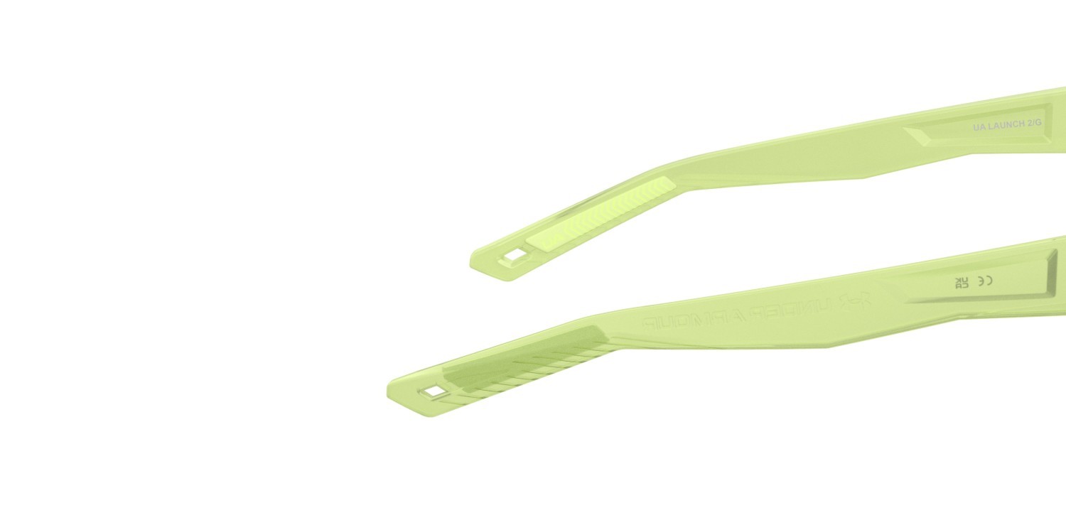 Sonnenbrillen Under Armour Ua Launch 2/G 207183 B59 T4 farbe green crystal form rechteckig gläser silver mirror