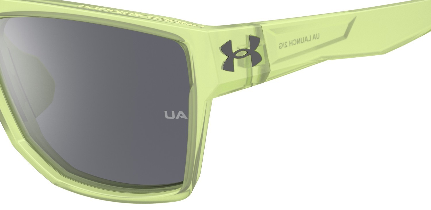 Sonnenbrillen Under Armour Ua Launch 2/G 207183 B59 T4 farbe green crystal form rechteckig gläser silver mirror