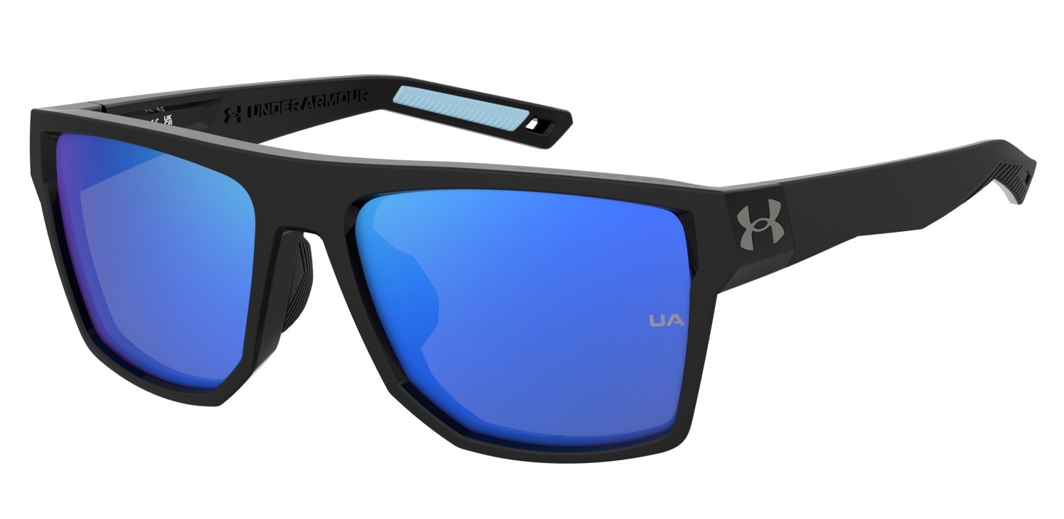 Sunglasses Under Armour Ua Launch 2/G 207183 D51 Z0 color black blue shape rectangle lenses blue multilayer