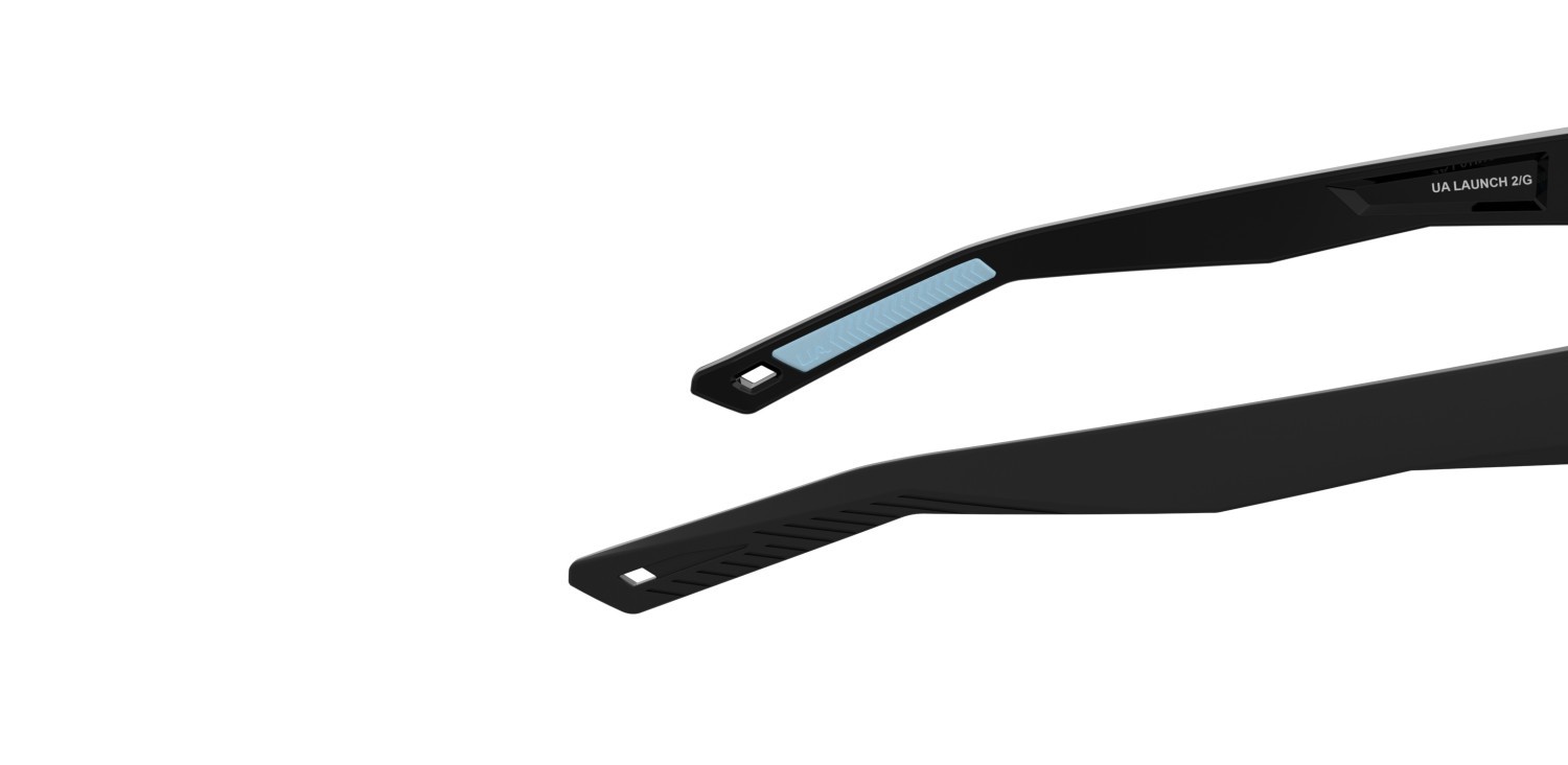Sunglasses Under Armour Ua Launch 2/G 207183 D51 Z0 color black blue shape rectangle lenses blue multilayer