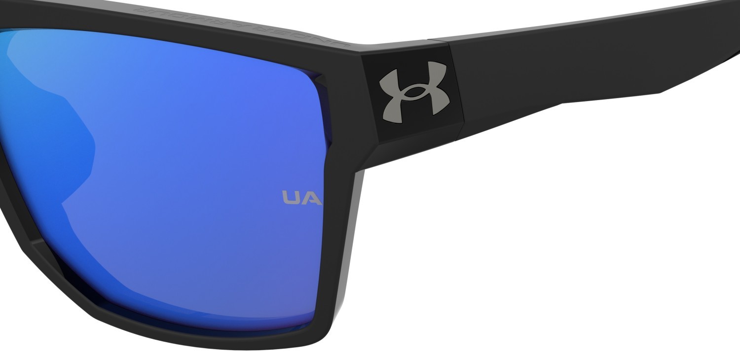 Sunglasses Under Armour Ua Launch 2/G 207183 D51 Z0 color black blue shape rectangle lenses blue multilayer
