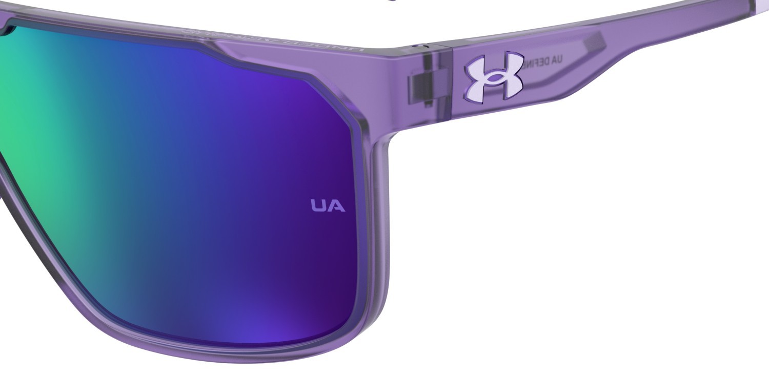 Sonnenbrillen Under Armour Ua Define/G 207184 1JZ Z9 farbe matte violet form maske gläser green multilayer