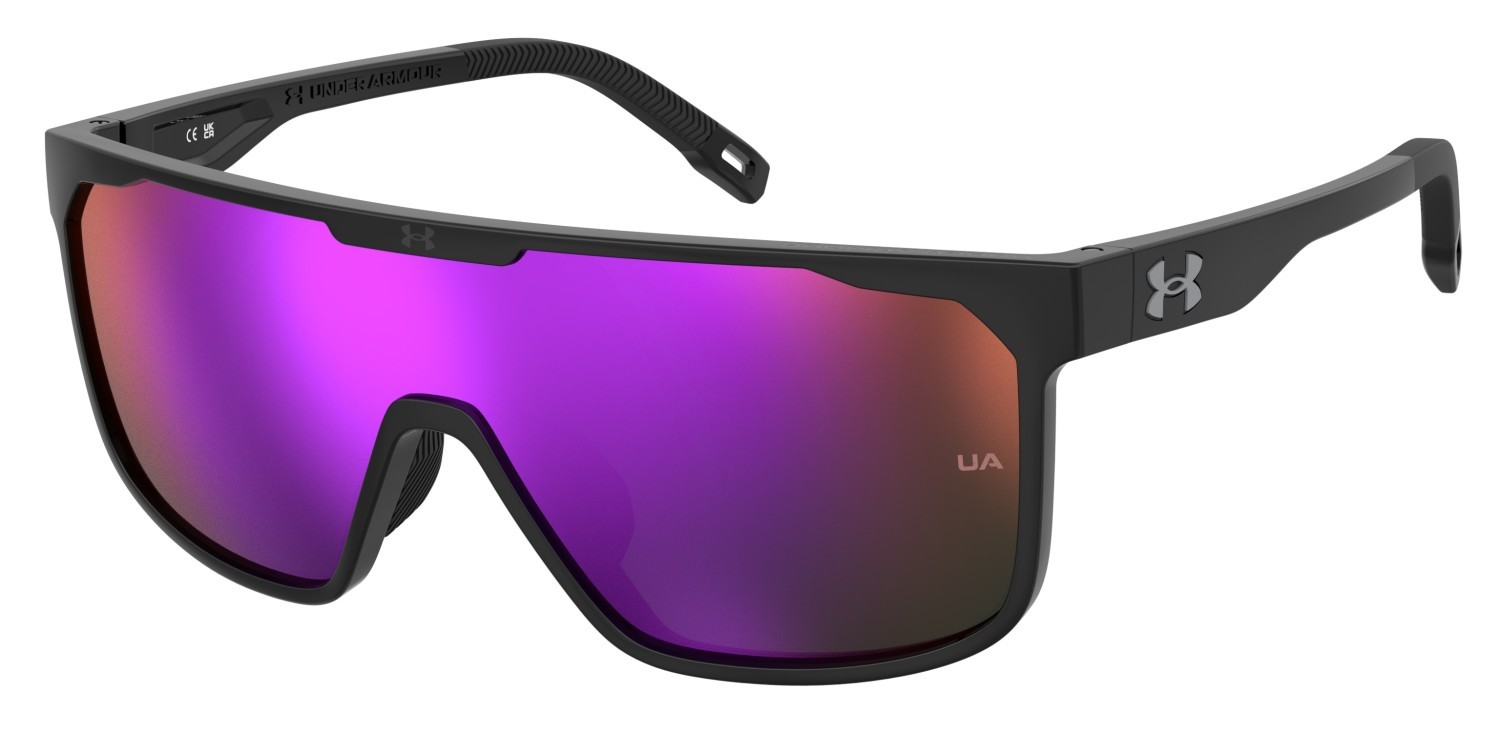 Sunglasses Under Armour Ua Define/G 207184 3H2 34 color black pink shape mask lenses pink mirror