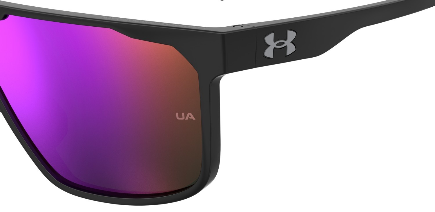 Sunglasses Under Armour Ua Define/G 207184 3H2 34 color black pink shape mask lenses pink mirror