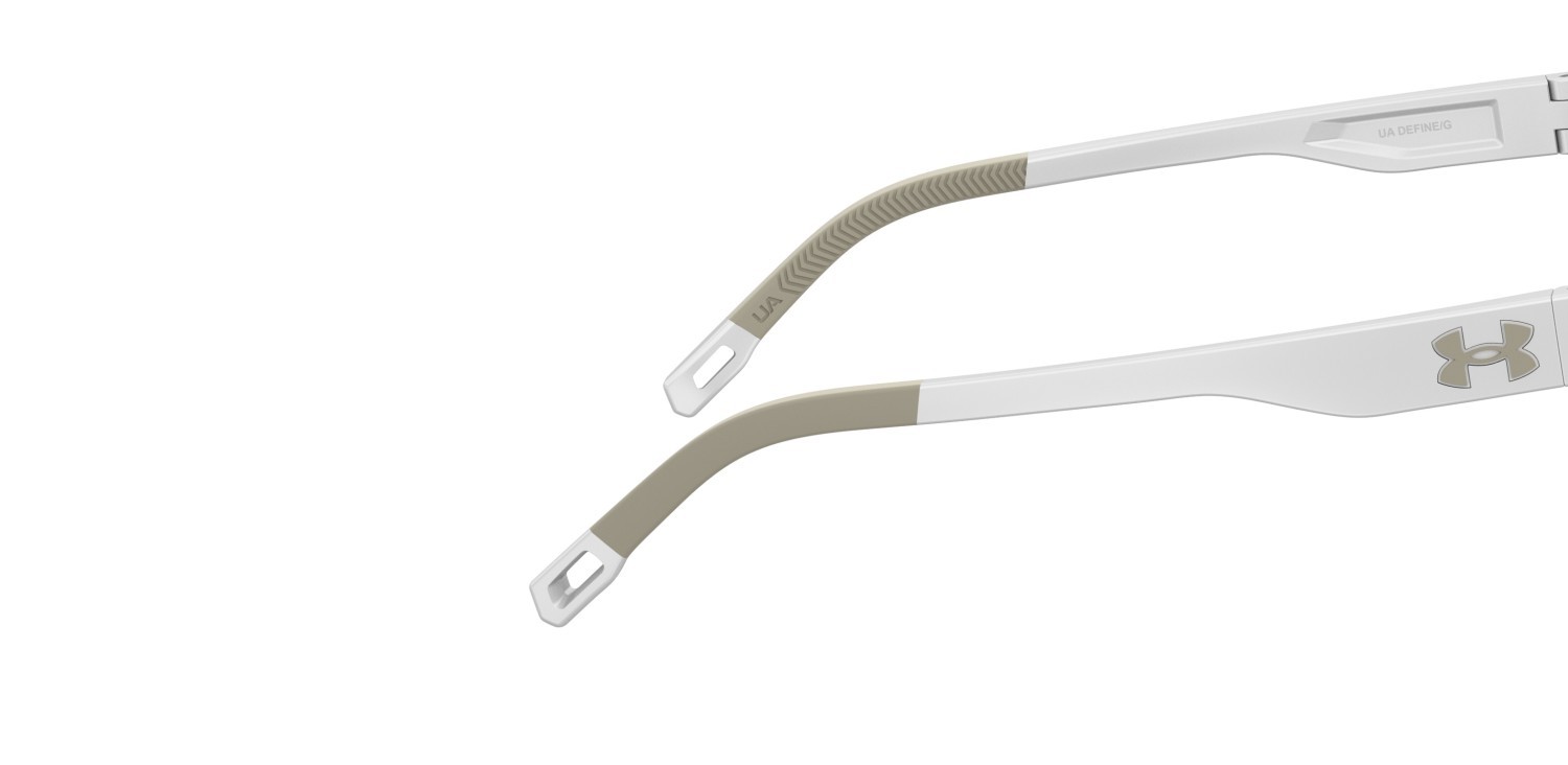 Sunglasses Under Armour Ua Define/G 207184 7JX VP color matte white gold shape mask lenses gold mirror