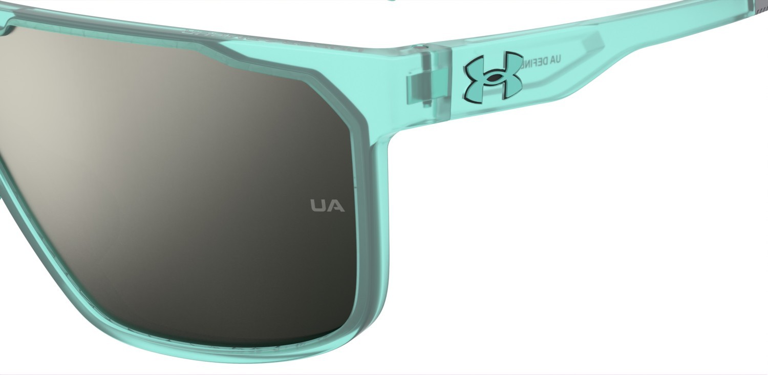 Sunglasses Under Armour Ua Define/G 207184 QT4 UE color crystal turquoise shape mask lenses ivory multilayer