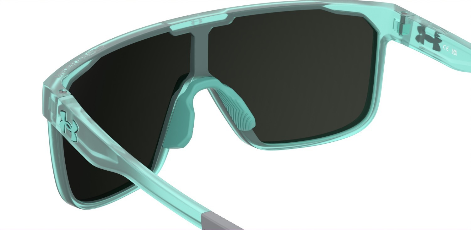 Sunglasses Under Armour Ua Define/G 207184 QT4 UE color crystal turquoise shape mask lenses ivory multilayer