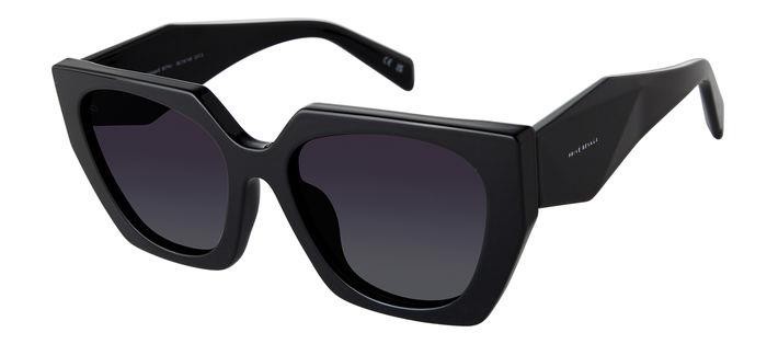 Sunglasses Privé Revaux Backstage/S 207191 (807 WJ) color black shape square lenses grey shaded polarized