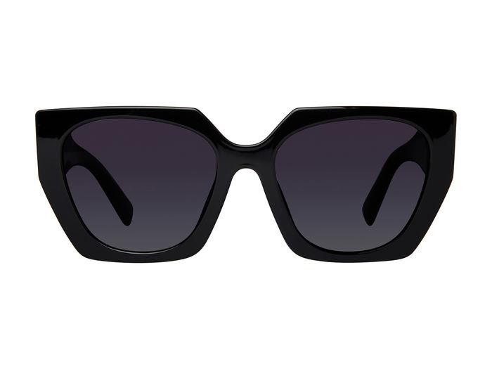 Sunglasses Privé Revaux Backstage/S 207191 (807 WJ) color black shape square lenses grey shaded polarized