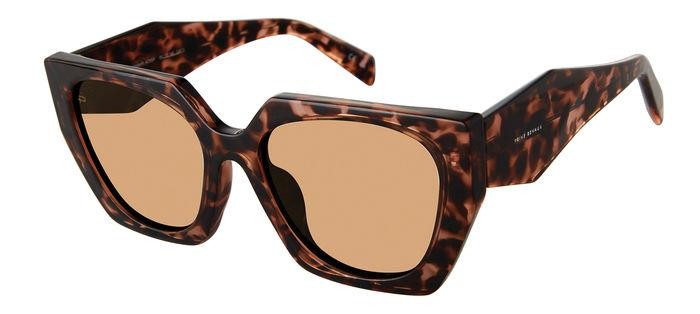 Sunglasses Privé Revaux Backstage/S 207191 (HT8 SP) color pink havana shape square lenses bronze polarized