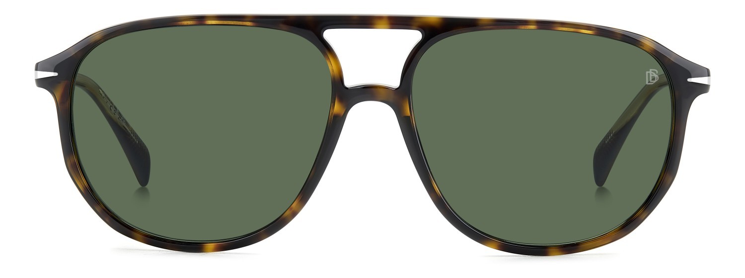 Sunglasses David Beckham Db 1159/S 207205 086 UC color havana shape rectangle lenses green polarized