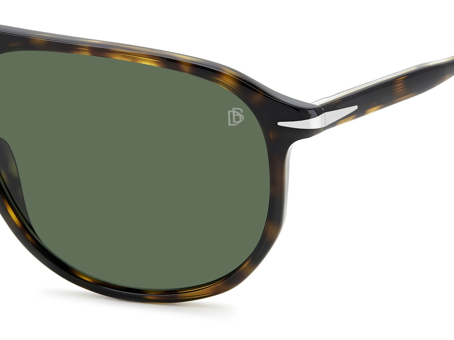 Sunglasses David Beckham Db 1159/S 207205 086 UC color havana shape rectangle lenses green polarized