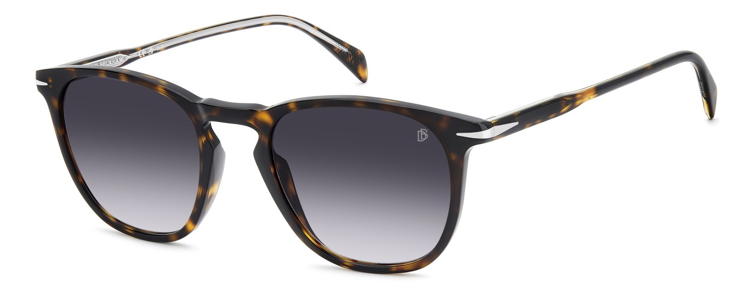 Sunglasses David Beckham Db 1160/S 207206 086 DG color havana shape rectangle lenses violet shaded