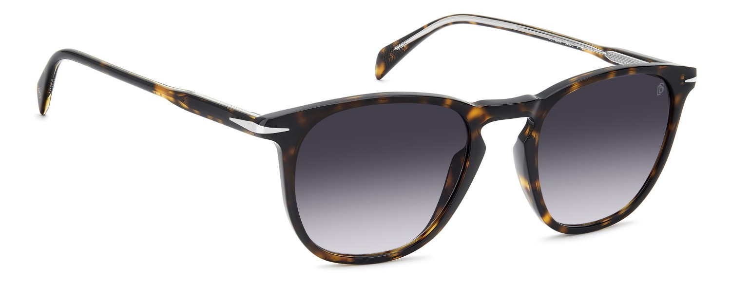 Sunglasses David Beckham Db 1160/S 207206 086 DG color havana shape rectangle lenses violet shaded