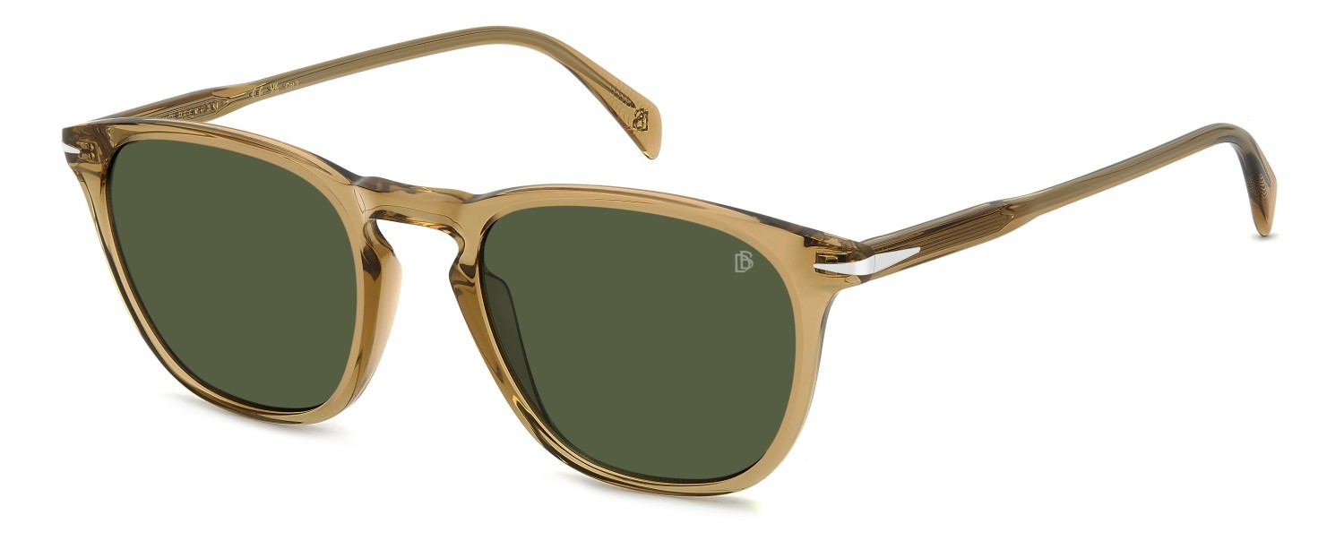 Sunglasses David Beckham Db 1160/S 207206 40G QT color yellow shape rectangle lenses green