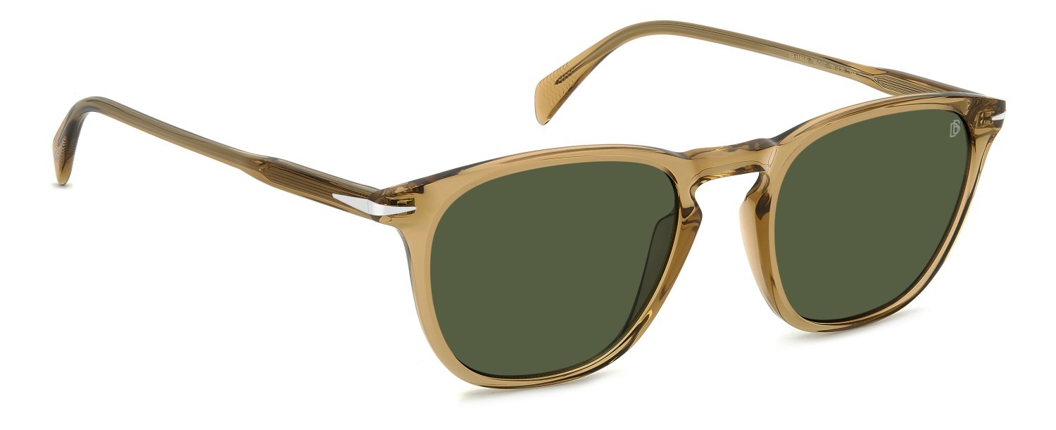 Sunglasses David Beckham Db 1160/S 207206 40G QT color yellow shape rectangle lenses green