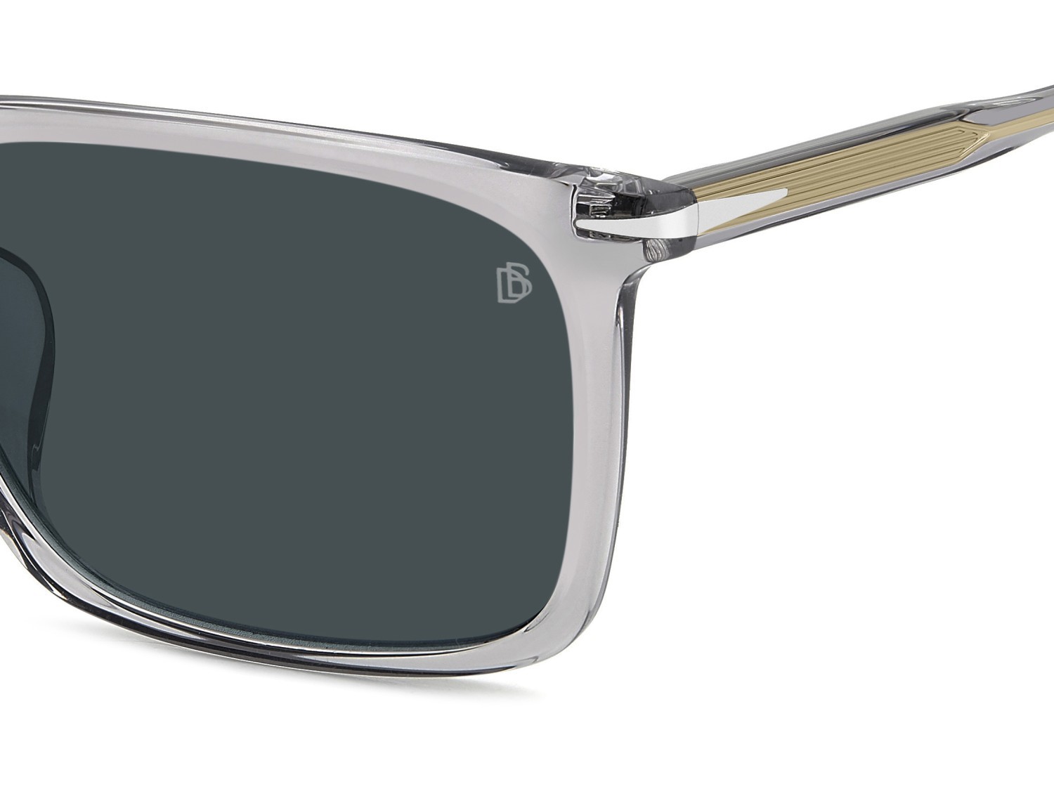 Sonnenbrillen David Beckham Db 1163/F 207212 KB7 KU farbe grey form rechteckig gläser blue