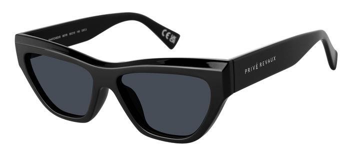 Sunglasses Privé Revaux Snatched/S 207213 (807 IR) color black shape cat eye lenses grey