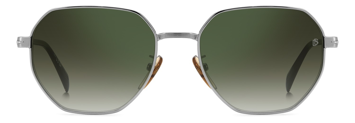 Sonnenbrillen David Beckham Db 1162/F 207219 6LB CS farbe ruthenium form rechteckig gläser green shaded green mirror
