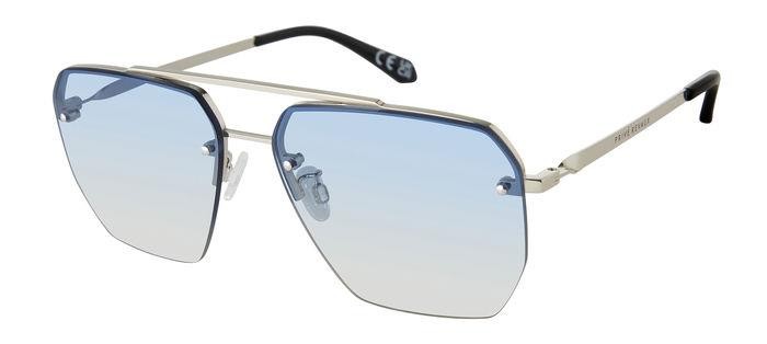 Sonnenbrillen Privé Revaux Off Guard/S 207222 (010 08) farbe palladium form navigator gläser dk blue shaded