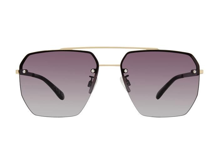 Sunglasses Privé Revaux Off Guard/S 207222 (PEF 9K) color gold green shape navigator lenses green shaded