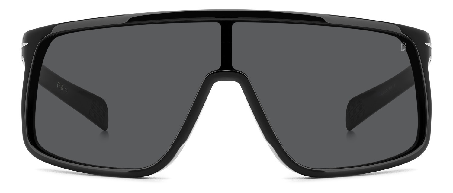 Sonnenbrillen David Beckham Db 99/VISOR 207226 807 IR farbe black form maske gläser grey
