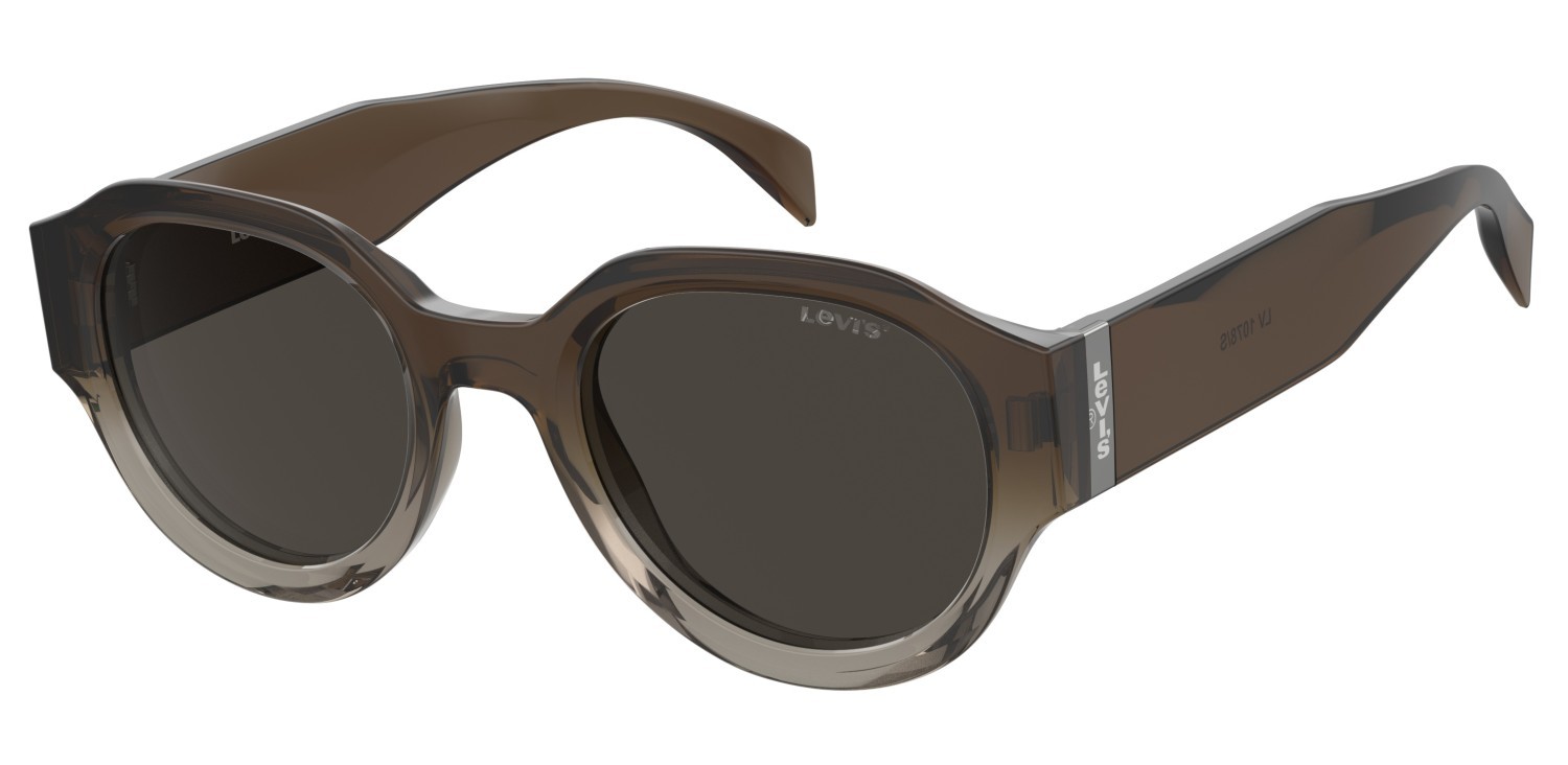 Sonnenbrillen Levi's Lv 1078/S 207238 TV7 IR farbe brown shaded grey form rechteckig gläser grey