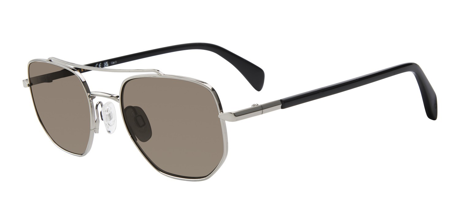 Sonnenbrillen Rag & Bone Rnb5059/G 207294 85K IR farbe ruthenium black form rechteckig gläser grey