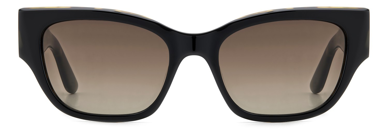 Sonnenbrillen Juicy Couture Ju 638/G 207299 807 HA farbe black form cat-eye gläser brown shaded
