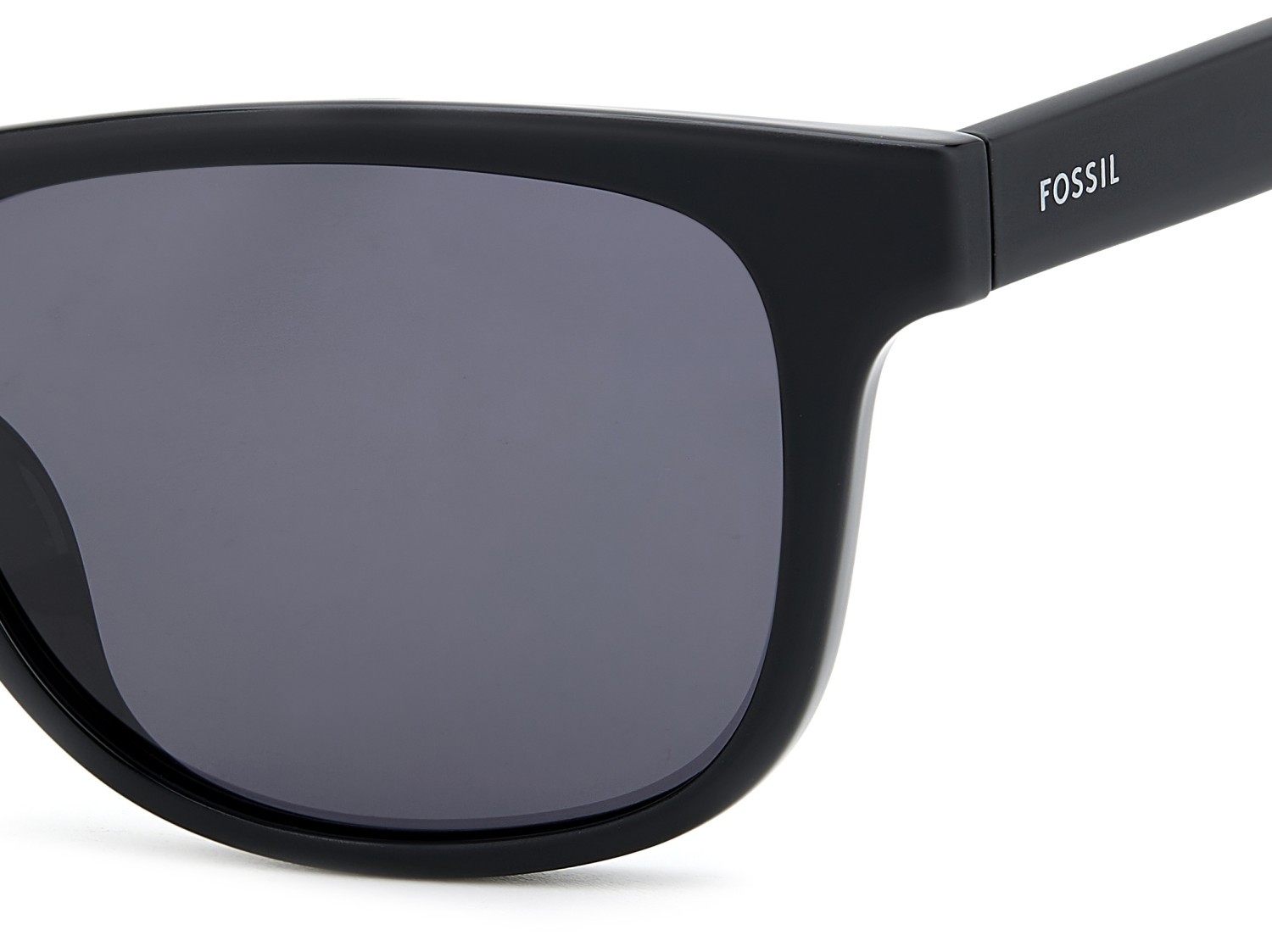 Sunglasses Fossil Fos 3160/S 207346 003 IR color matte black shape square lenses grey