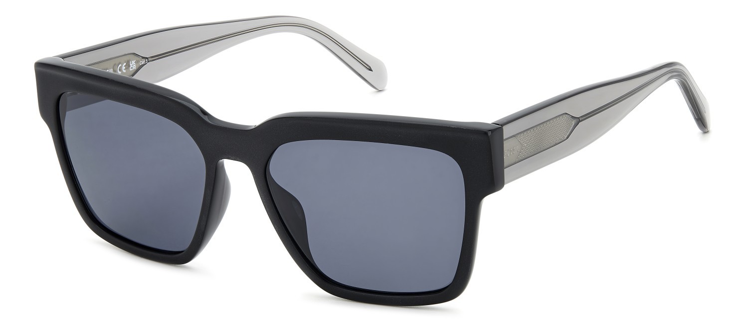 Sonnenbrillen Fossil Fos 2150/S 207349 003 IR farbe matte black form quadratisch gläser grey