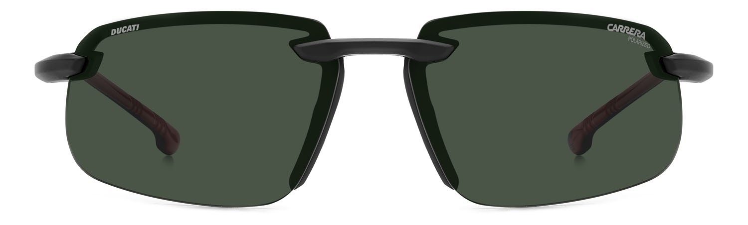 Sonnenbrillen Carrera Ducati Carduc 043/S 207356 (003 UC) farbe matte black form rechteckig gläser green polarized