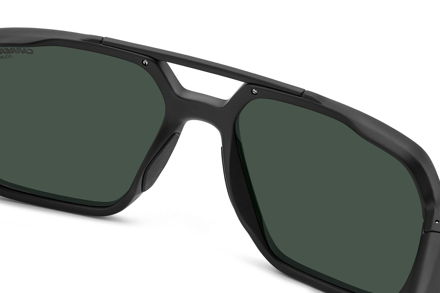Sunglasses Carrera Ducati Carduc 042/S 207357 (003 UC) color matte black shape rectangle lenses green polarized