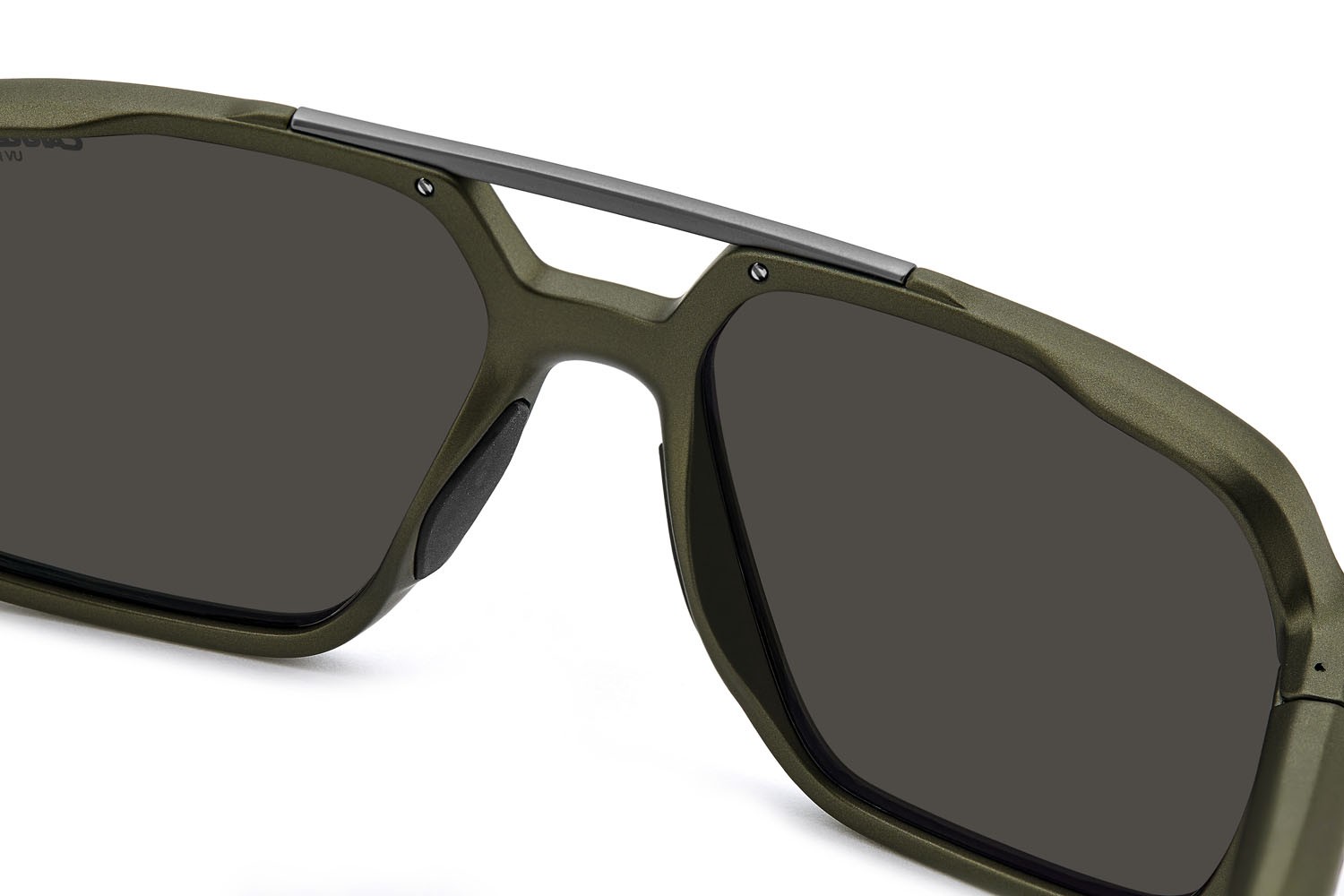 Occhiali da sole Carrera Ducati Carduc 042/S 207357 (TBO 2K) colore military green forma rettangolare lenti grey antireflex