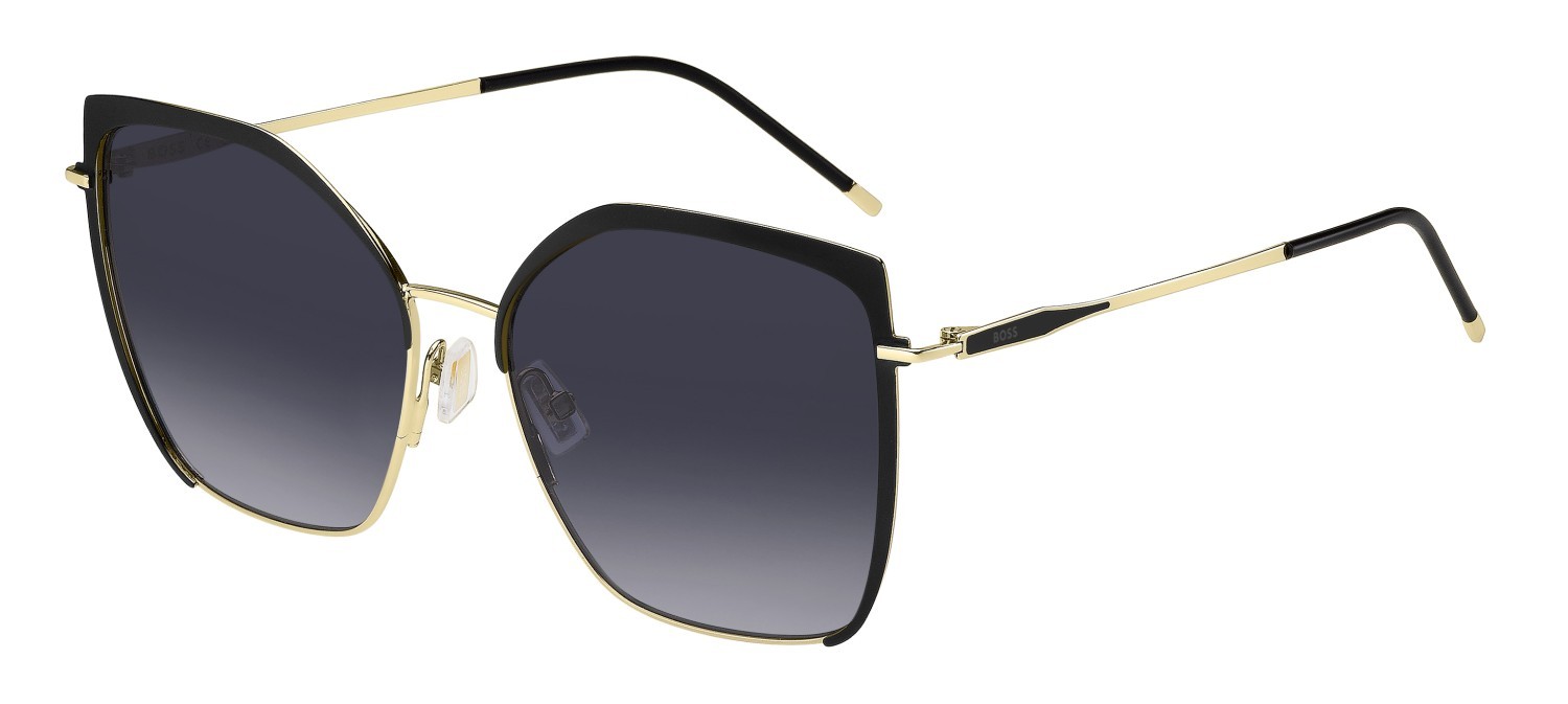 Sonnenbrillen Hugo Boss 1708/S 207361 RHL 9O farbe gold black_ form rechteckig gläser dark grey shaded
