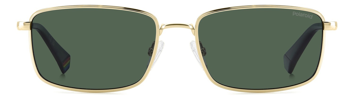 Occhiali da sole Polaroid Pld 6227/S 207364 J5G UC colore gold forma rettangolare lenti green polarized